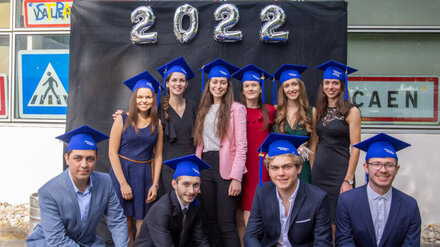 Picture of the graduation ceremony for the class of 2022