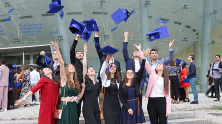 Picture of the graduation ceremony for the class of 2022