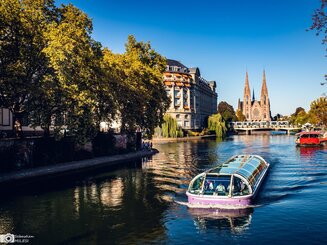 Photograph of Strasbourg, near the "Esplanade" district